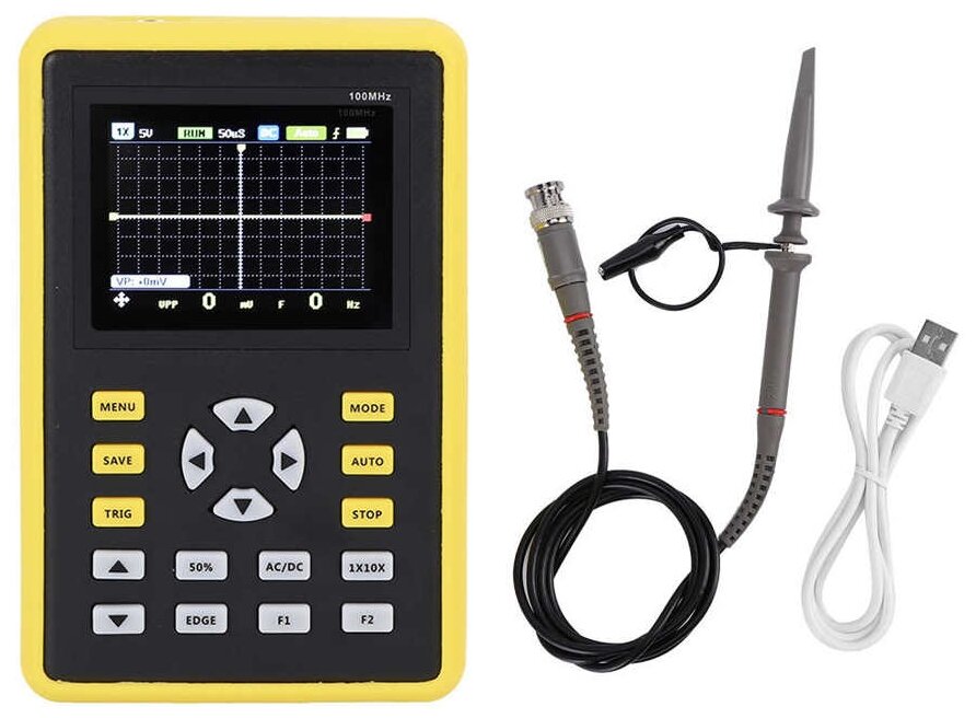 Карманный цифровой осциллограф FNIRSI 5012H (1 канал, 100 МГц)