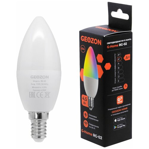 Умная лампочка Geozon RGB / E14 white