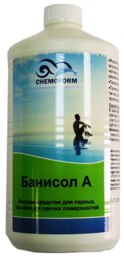 Средство для очистки поверхностей Chemoform Банисол А 1L 1416001/1331001