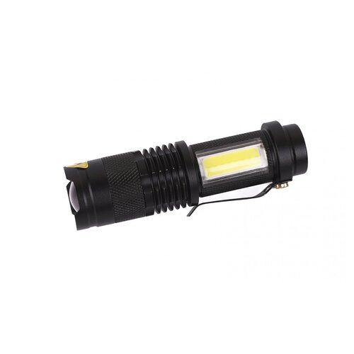 (фонарь, черн, LED XPE+COB, ZOOM, 4 реж 1XLR6, алюм, откр. блистер), CAMELION LED51531 (2 шт.) camelion led51516 фонарь черн led xpe 3 реж 1xlr03 в компл алюм откр блистер