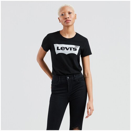 Футболка Levis, размер M, черный