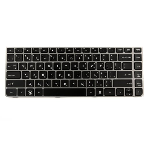 Клавиатура для HP Probook 4330S 4430s черная c серой рамкой Pn NSK-CB0SV 9ZN6LSV00R 1399₽