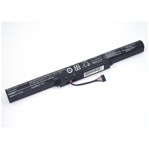 Аккумуляторная батарея для ноутбука Lenovo V4000-4S1P (L14S4A01) 14.4V 2200mAh OEM черная