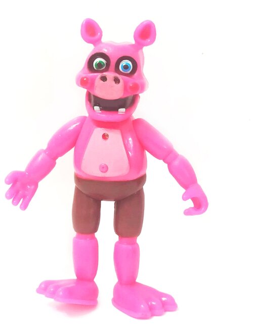 Фигурка аниматроник Пигпатч Five Nights at Freddys 14см розовый / Коллекционный Аниматроник свин Пигпатч FNAF