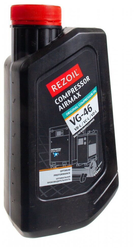 REZOIL Масло COMPRESSOR AIRMAX VG-46 компрессорное 0.946 л 03.008.00028