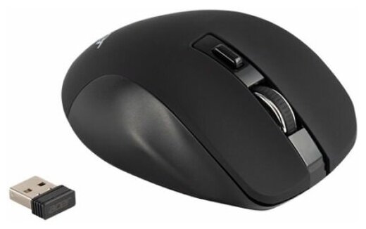 Мышь Acer OMR140 черный оптическая 1600dpi беспроводная USB 6but