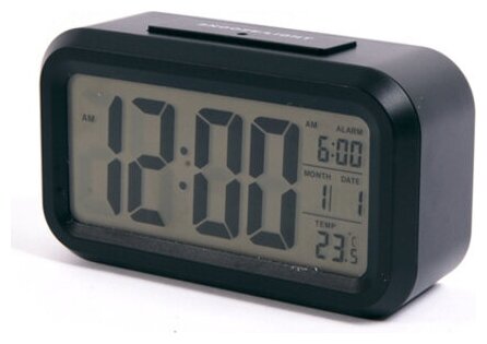 Радиочасы Сигнал EC-137B электронные часы, черный .