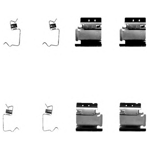 Пружины прижимные дисковых колодок к-т.fiat/honda/mercedes/renault/vw, hella pagid, 8dz 355 202-661
