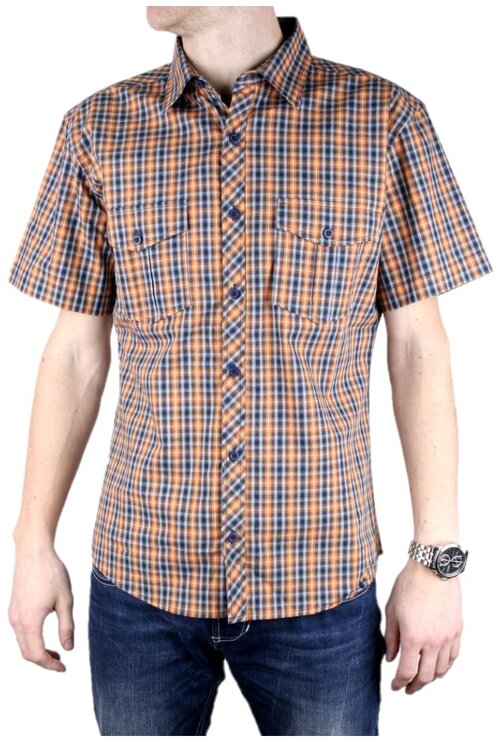 Рубашка Maestro, размер 44/S/178-186, оранжевый