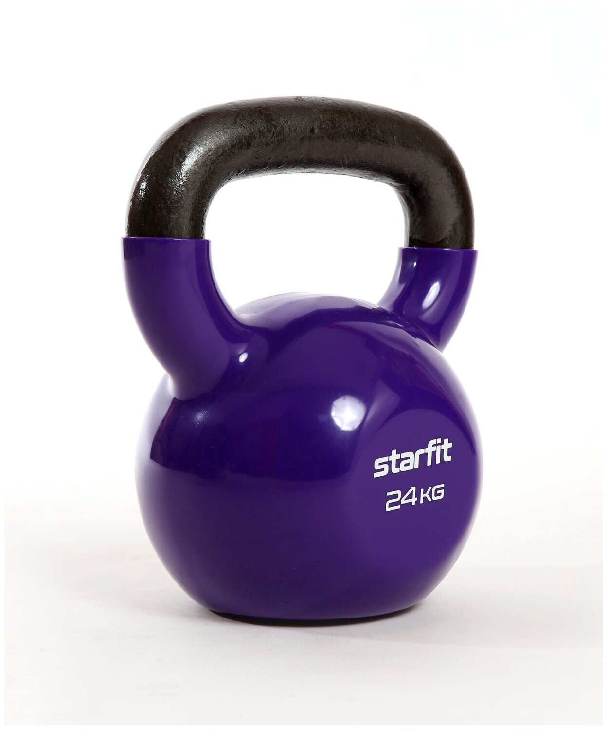 Гиря виниловая STARFIT 24 кг фиолетовая
