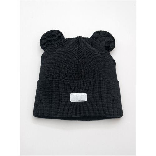 фото Шапка бини artel, размер 52, черный