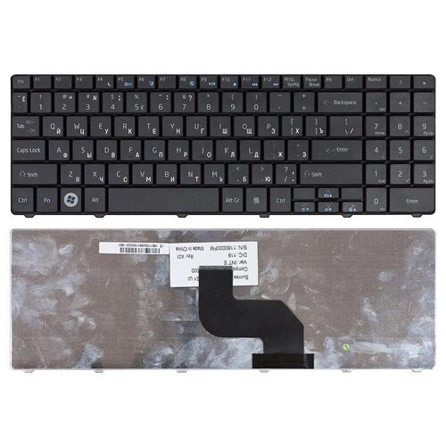 Клавиатура для ноутбука Acer Aspire 5516; eMachines E625 черная клавиатура keyboard для ноутбука emachines гор enter zeepdeep mp 08g63su 698