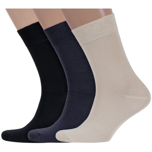 фото Комплект из 3 пар мужских носков брестские (бчк) микс 1, размер 27 (42-43)