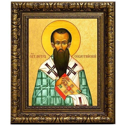 Петр Севастийский, святитель, епископ. Икона на холсте. виссарион ла­рис­ский епископ святитель икона на холсте