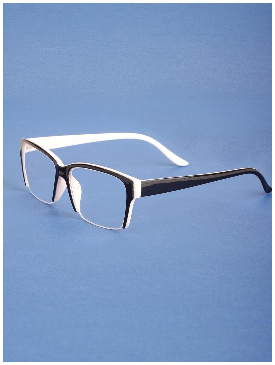 Готовые очки для зрения белые с диоптриями -2.00 футляр