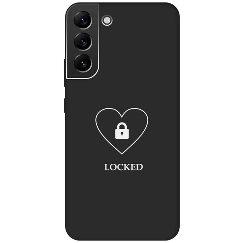 Матовый чехол Locked W для Samsung Galaxy S22+ / Самсунг С22 Плюс с 3D эффектом черный матовый чехол introvert w для samsung galaxy s22 самсунг с22 плюс с 3d эффектом синий