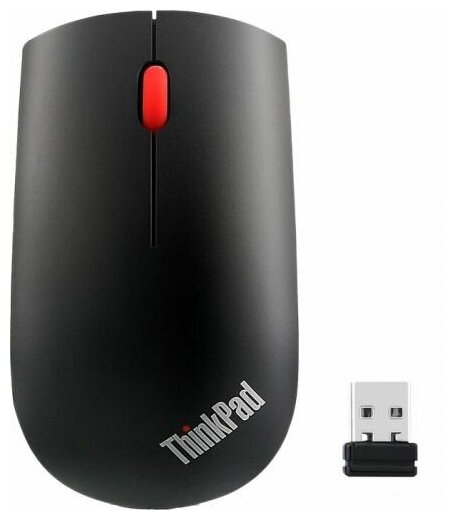 Мышь Lenovo ThinkPad Essential черный оптическая 1200dpi беспроводная USB 4X30M56888