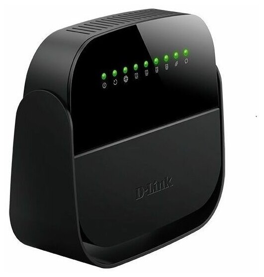 Wi-Fi роутер D-Link беспроводной N150 ADSL2+/VDSL2 черный