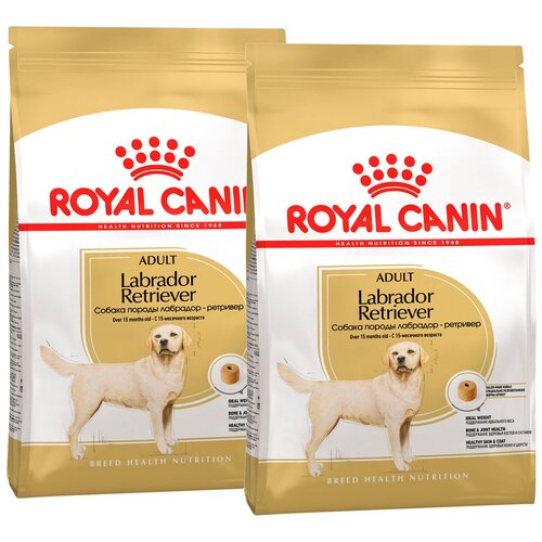 Сухой корм ROYAL CANIN LABRADOR RETRIEVER ADULT для взрослых собак лабрадор ретривер (12 + 12 кг)