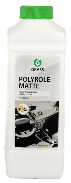 Полироль-очиститель пластика матовый GRASS POLYROLE MATTE (концентрат) ваниль 1 л