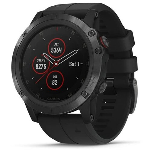 Часы Garmin Fenix 5 Plus Sapphire Black with Black Band 010-01988-00 4499900₽