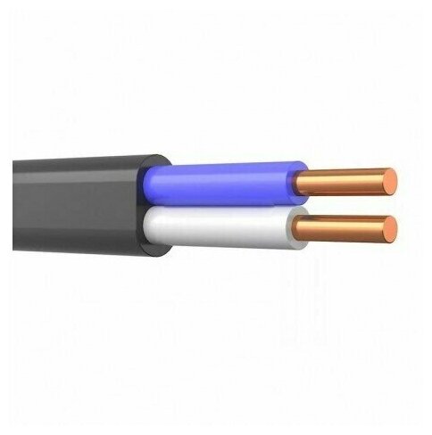 Силовой кабель ВВГ-Пнг(А)-LS ГОСТ для стационарной прокладки, 2 жилы на 2,5 мм, 50 м - фотография № 3