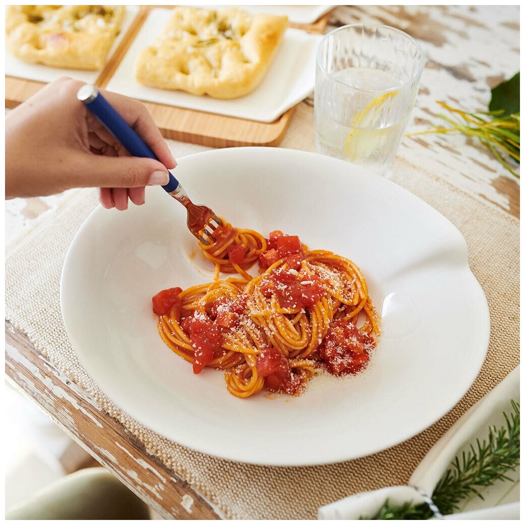 Набор посуды из 2-х предметов Pasta Passion Villeroy & Boch, Тарелка для спагетти 30,7x26,3x5,7 см, Фарфор