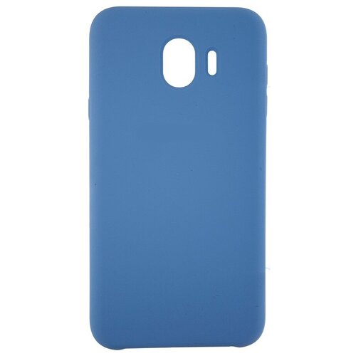 Чехол силиконовый Samsung J415F, Galaxy J4 Plus (2018) , Silicone case, синий cиликоновый прозрачный чехол artcolor для samsung galaxy j4 j415f 2018 с принтом нежные розы