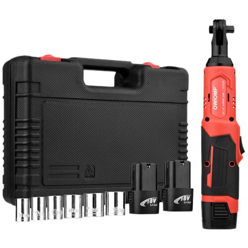 Гайковерт OWIOMP JL1 в кейсе с набором насадок и одной батареей 5900₽