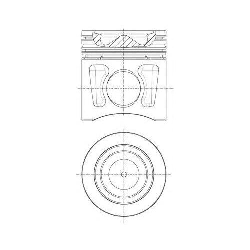 NURAL 87-121900-00 Поршень d125 1шт