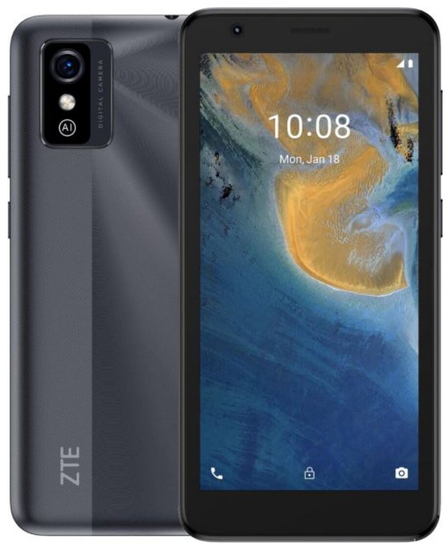 Смартфон ZTE Blade L9 1/32 ГБ, Dual nano SIM, серый
