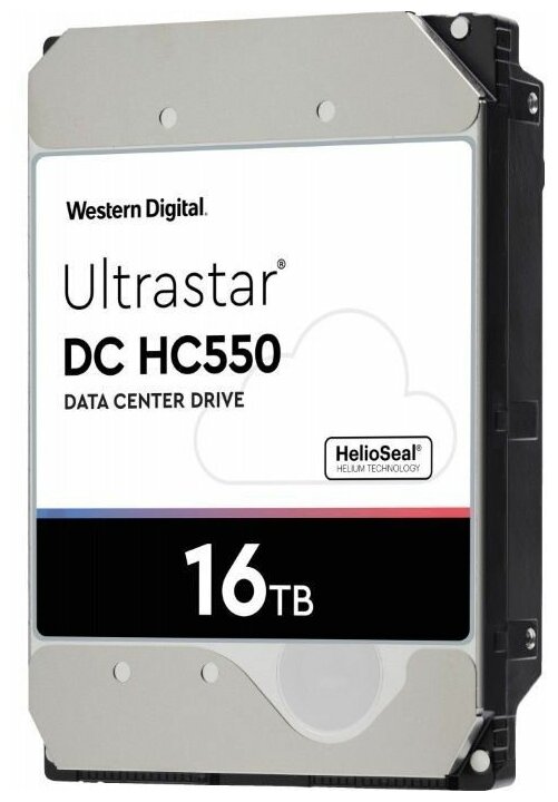 Жёсткий диск WESTERN DIGITAL WUH721816ALE6L4 16Tb SATA-III WD HGST Ultrastar HC550 0F38462