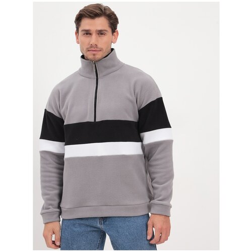 фото Толстовка fomust, размер 52, серый