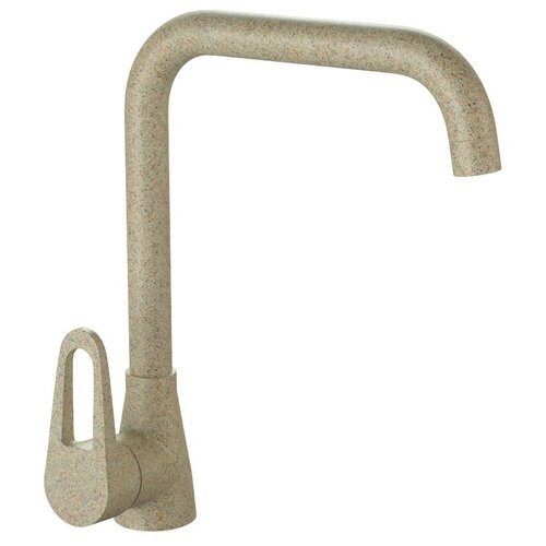 Смеситель для кухни ( мойки ) ZETT KM007/Q10 / Кран для раковины / Однорычажный / Карельский камень