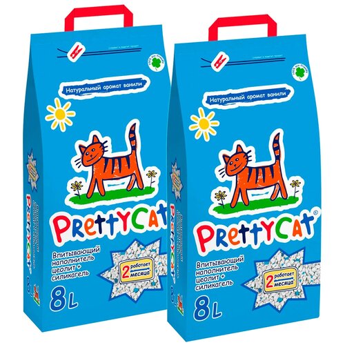 PRETTY CAT AROMA FRUIT наполнитель впитывающий для туалета кошек с део-кристаллами (4 + 4 кг) pretty cat aroma fruit наполнитель впитывающий для туалета кошек с део кристаллами 2 2 кг