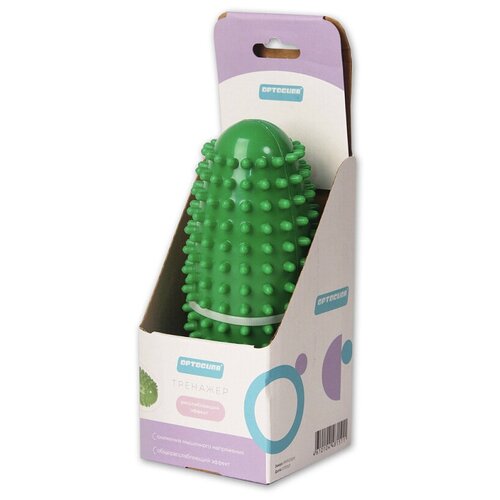 Тренажер (серия Расслабляющий эффект), овал зеленый, ортосила L0222