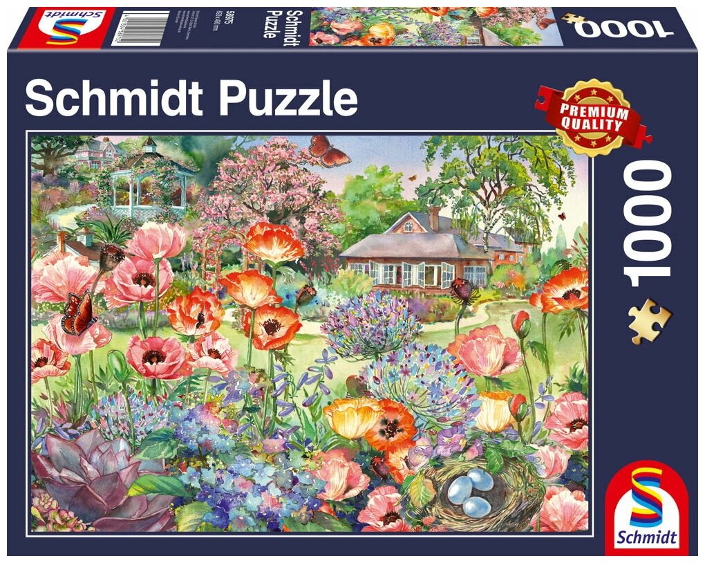 Пазл Schmidt 1000 деталей: Цветущий сад