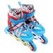 Роликовые коньки Hot Wheels, PU колёса со светом, размер XS (26-29)