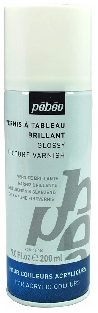 фото Лак акриловый (аэрозоль), 200 мл, Pebeo