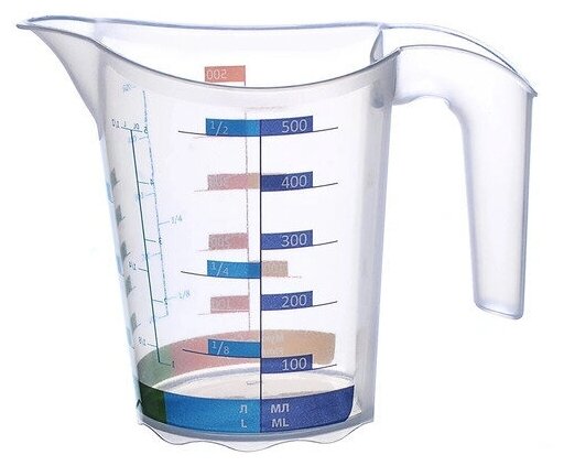 Мерный стакан 500 мл. пластиковый