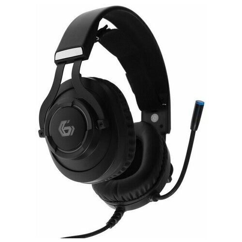 Наушники Gembird MHS-GX10 игровые полноразмерные микрофон мембрана 50 мм 22 м черные 260800₽