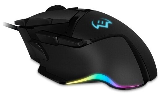 SVEN RX-G975 чёрная Игровая мышь 10 кнопок 10000 dpi USB PIXART 3325 RGB подсветка
