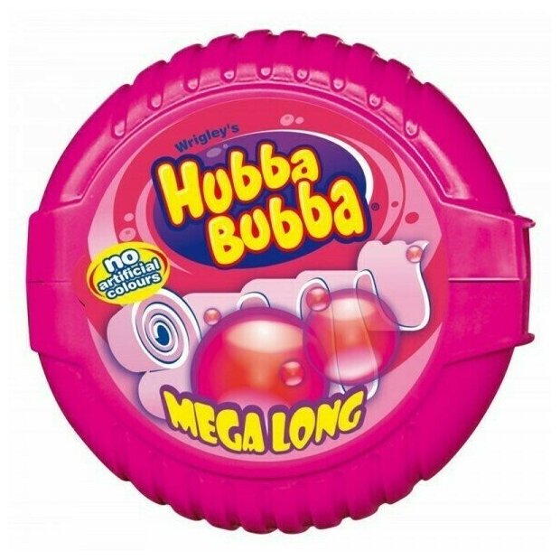 Жевательная резинка Hubba Bubba Mega Long Original вкус бабл гама, 56 гр - фотография № 3