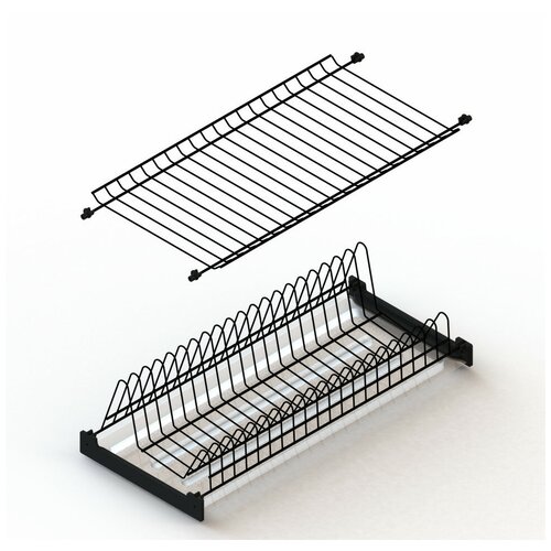 Набор посудосушителя UMM в верхнюю базу 600мм, вариант №3, черный (13.07.02.4.0.1)