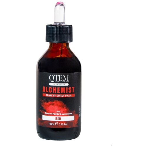 QTEM Капли прямого действия Alchemict, красный, 100 мл, 100 г