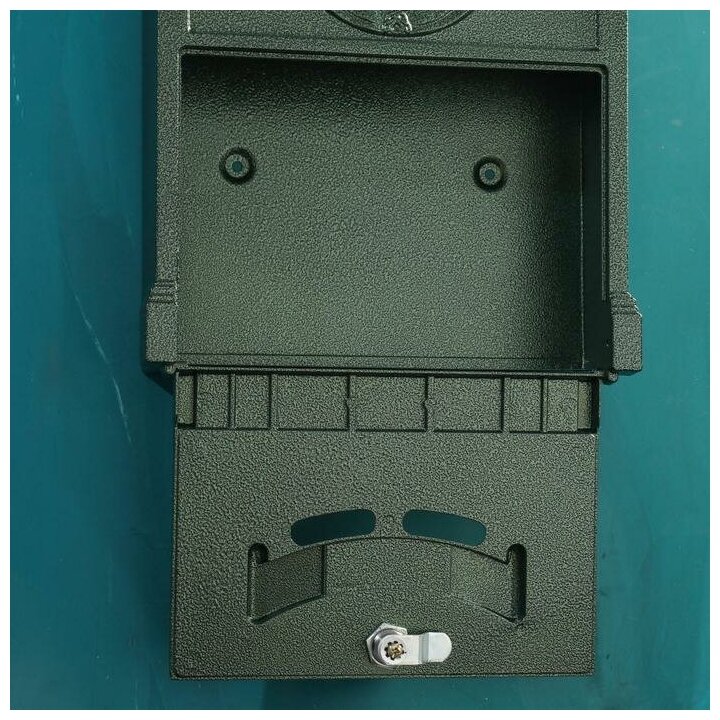 Ящик почтовый №4010, тёмно-зелёный - фотография № 4