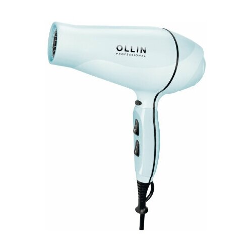 OLLIN Фен Prof OL-7166 мощность 2000W вес 500гр 2 насадки белый 479500₽