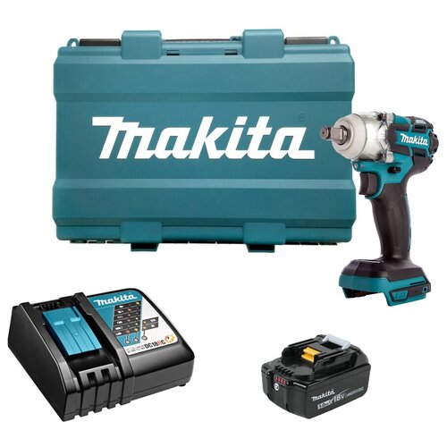 Гайковерт аккумуляторный MAKITA DTW 285 RTK ударный, бесщеточный