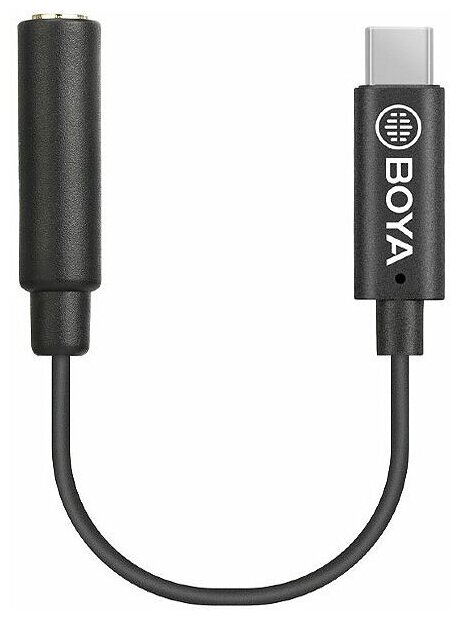 Boya BY-K4 переходник 3,5 мм TRS на USB Type-C