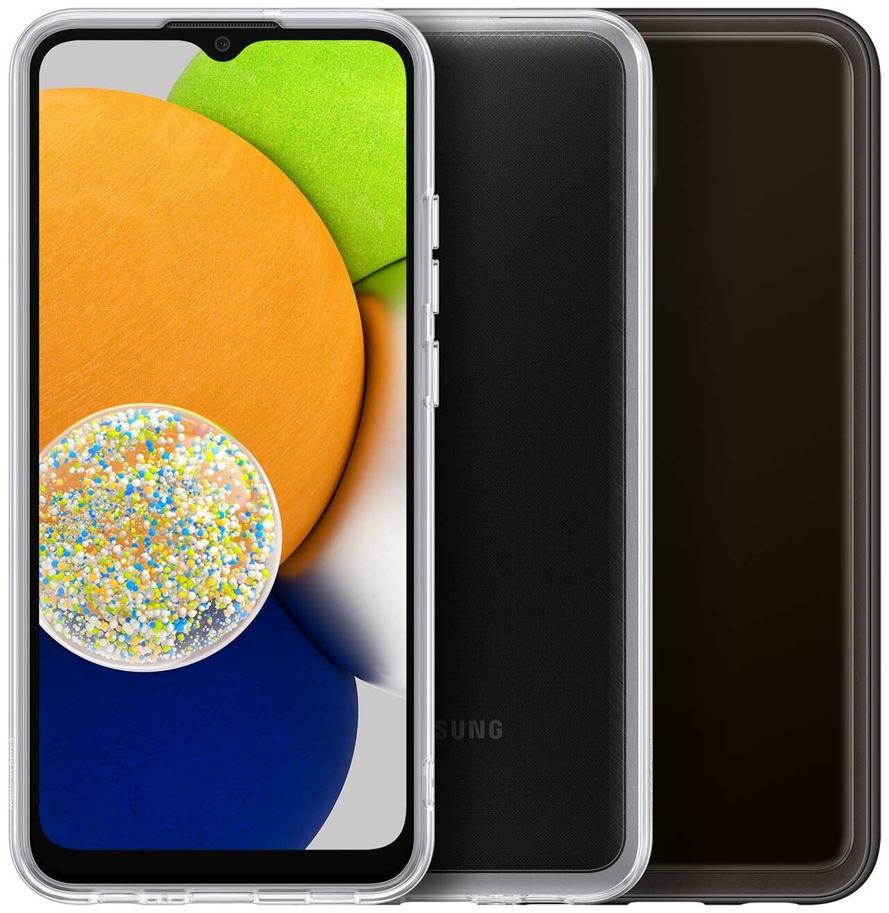 Чехол-крышка Samsung EF-QA035TTEGRU для Galaxy A03, прозрачный - фото №5